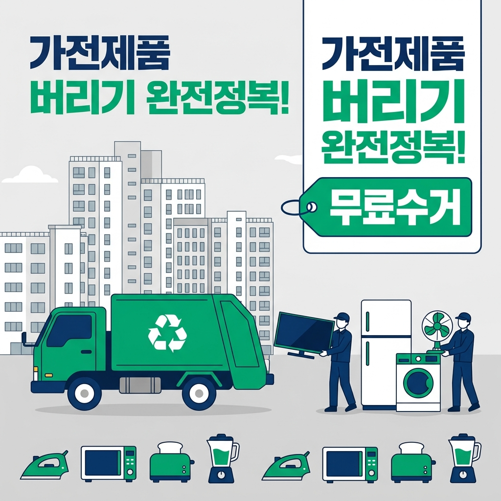 고양시 폐기물 무료수거 방법 안내 — TV·냉장고·선풍기 배출 가이드 2026