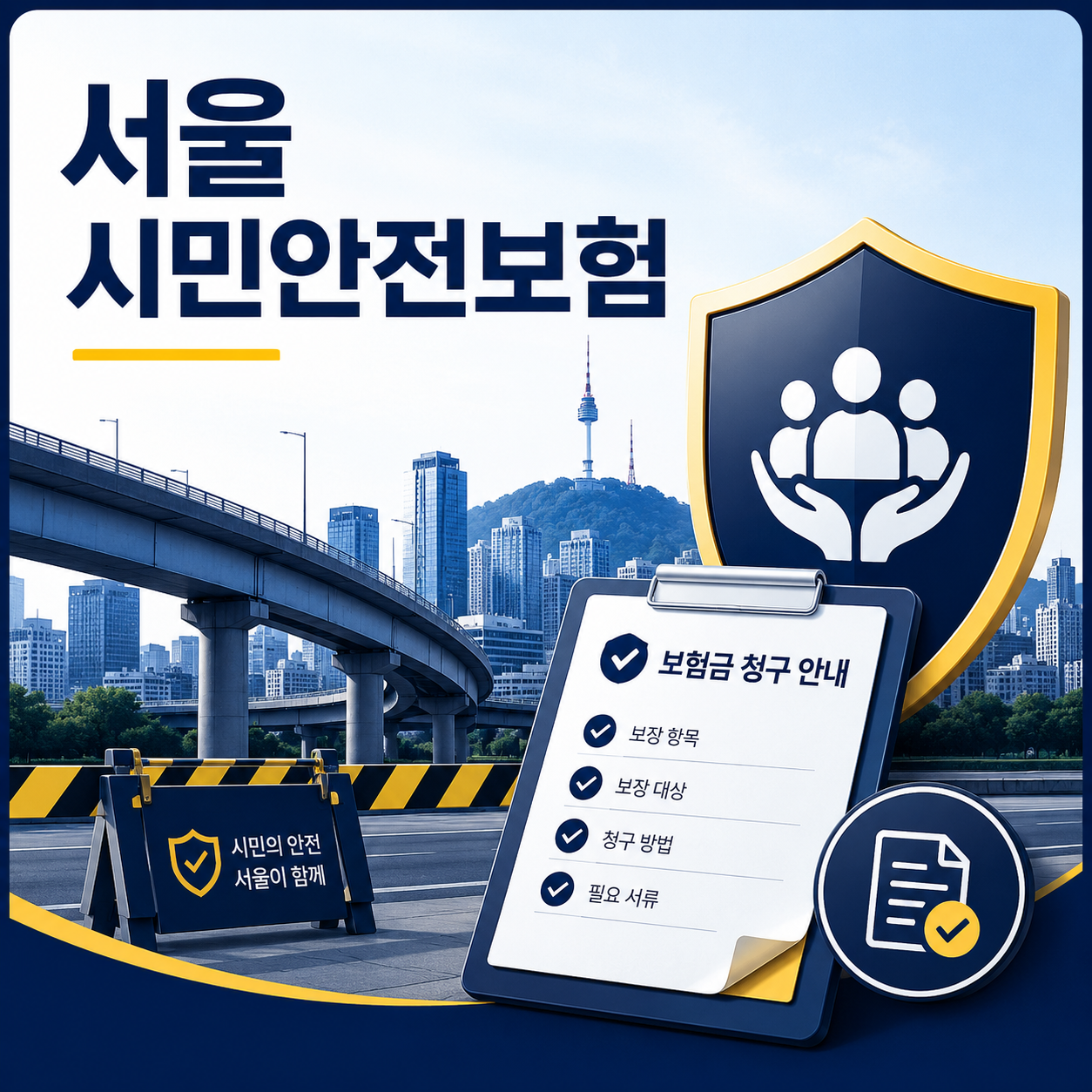 서울 시민안전보험 사회재난 보장과 보험금 청구방법을 설명하는 썸네일